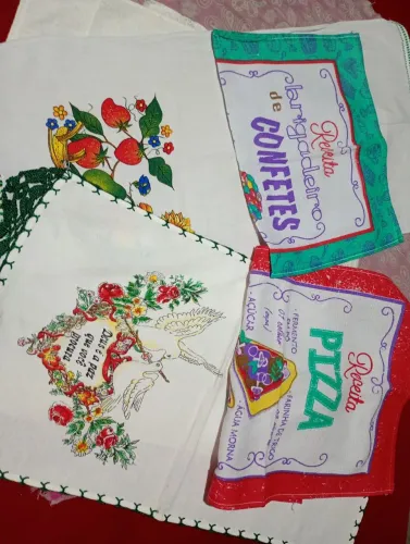 Kit 4 panos de pratos (Novos)
