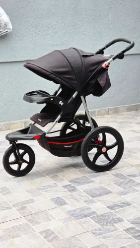 Carrinho de Bebê Fisher Price 3 Rodas Dobrável e Confortável