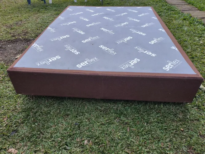 Com entrega base box casal 