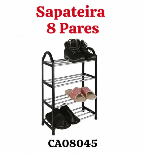 Sapateira 8 Pares - Compacta e Prática