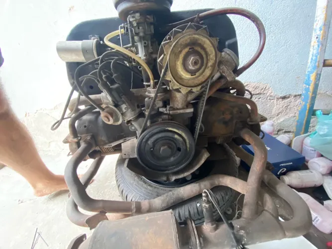 MOTOR FUSCA 1.3L ? COMPLETO! Pronto pra Instalar! ?
