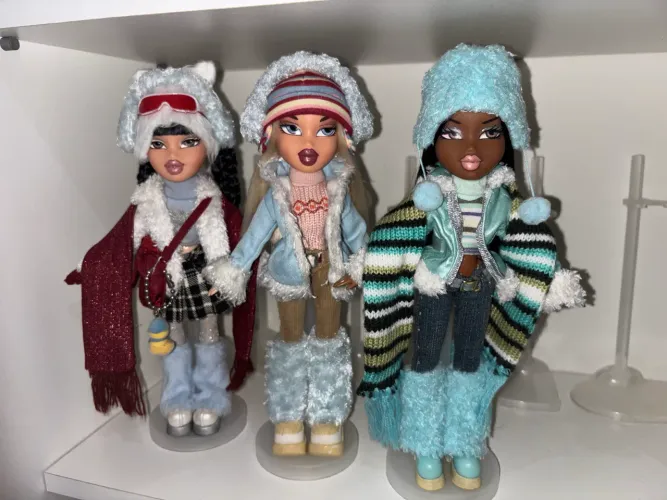 bratz wintertime wonderland jade cloe e sasha