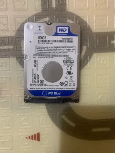 Hd sata de 500gb para notebook são 5 unidades