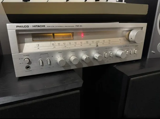 Excelente Receiver Philco Hitachi psr30 funcionando tudo ok