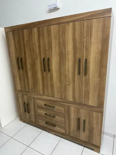 Guarda Roupa Casal 10 Portas 3 Gavetas (Novo) Entrega Grátis!