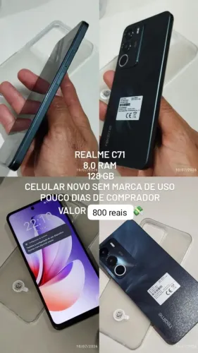 Celular novo pouco dias de uso