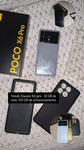 Celular xiaomi poco x6 pro 12gb ram / 512 gb armazenamento