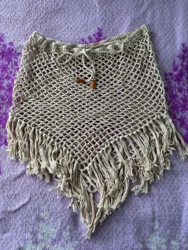 Saída de praia crochê 