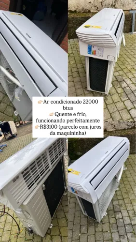 Ar condicionado 22000 btus quente e frio