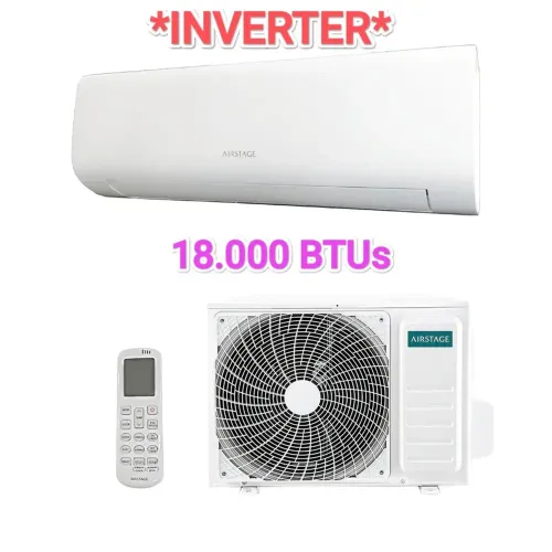 Ar Split Fujistu 18000 BTUs INVERTER + Novo + Nota + Garantia + Cartão 12X