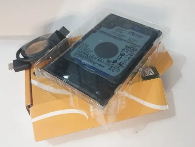 HD Externo WD 1TB Transparente USB 3.0 Portátil 2.5"