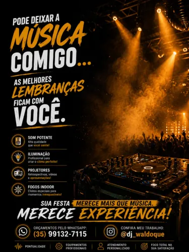 DJ para Casamentos, 15 Anos, Aniversários e Eventos | Som e Iluminação