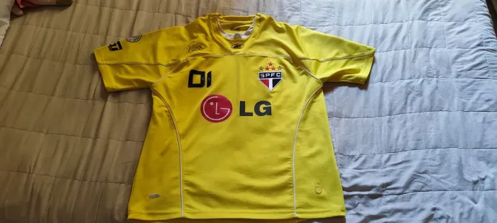 Camisa Rogério Ceni amarela 