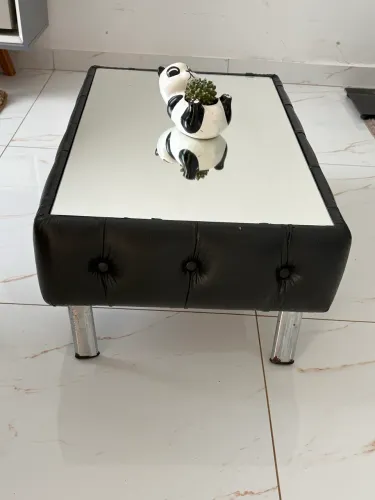 Mesa de centro tampo de vidro 