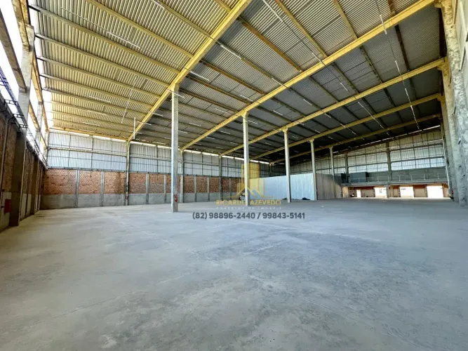 Galpão novo na parte alta, 2.163m², mezanino 03 docas,escritório e banheiros