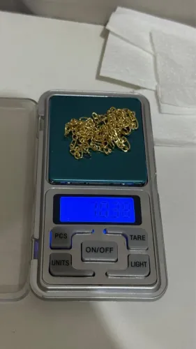 Cordão de ouro 18k 65 centímetros 