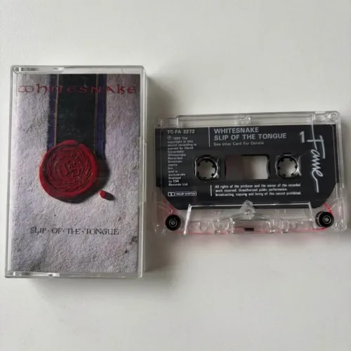Whitesnake Slip Of The Tongue Fita Cassete K7 Importada UK