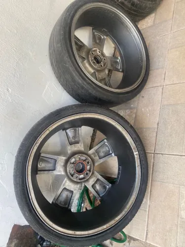 Rodas saveiro Cross 5x100 pneus bom aro 20