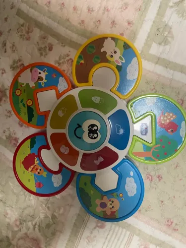 Este brinquedo educativo é o Chicco Adivinhe os Animais (Puzzle Guess the Animal)