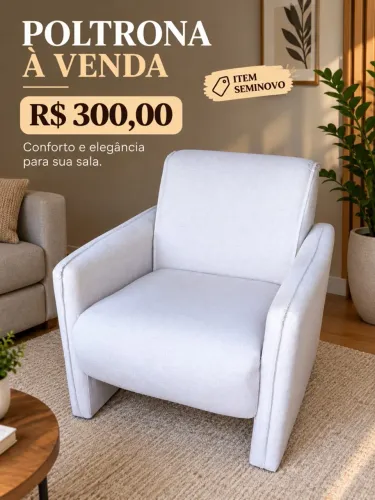 Poltronas para área de lazer