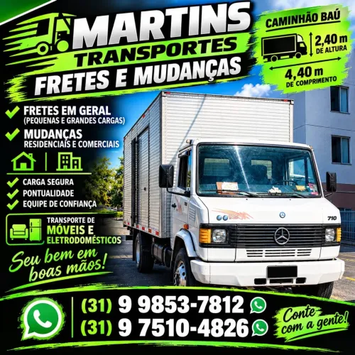 Fretes e mudanças em geral