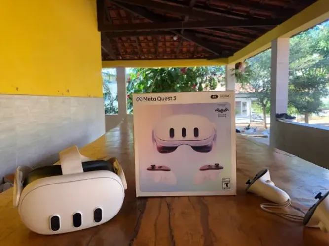 Meta Quest 3 512gb 4k Branco com Joysticks