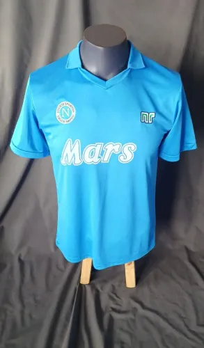 Camisa Napoli #10 Maradona retrô 1988 Mars