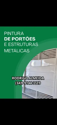 ? PINTURA PROFISSIONAL DE PORTÕES E ESTRUTURAS METÁLICAS