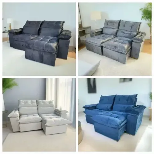 Sofá Retrátil e Reclinável Imperial 2,00 m Produto Novo! Pronta Entrega!