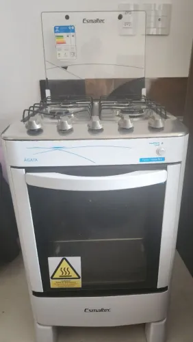 Fogão esmaltec Ágata automático 