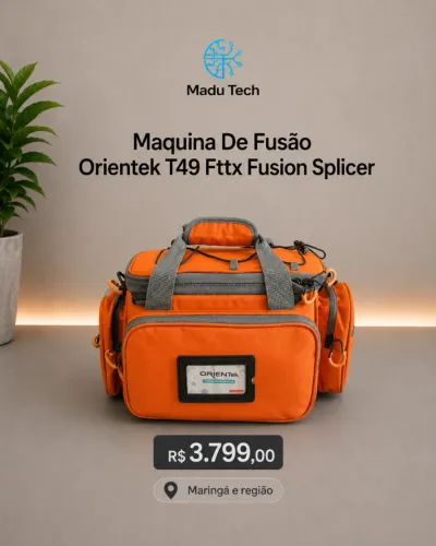 Maquina De Fusão Orientek T49 Fttx Fusion Splicer