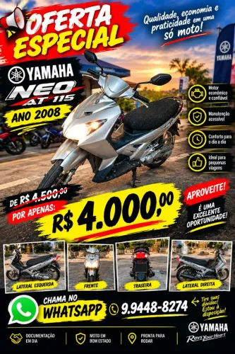 Yamaha Neo com Sistema de Transmissão toda revisada 