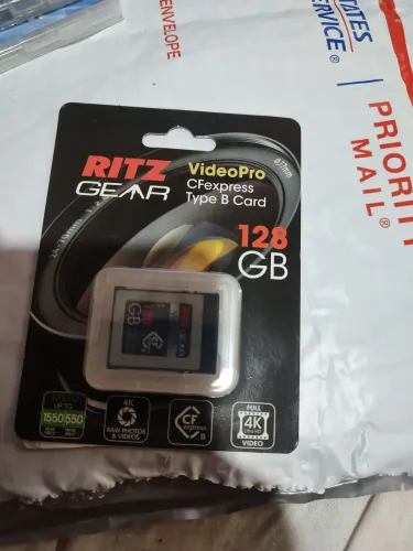 Cartão CF express tipo b 128 GB 