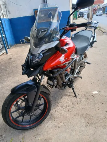 Honda Cb 500 X 2018 com bau vermelha linda valor 33.900