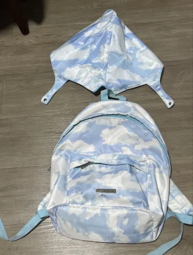 bolsa infantil nuvens azul da imaginarium
