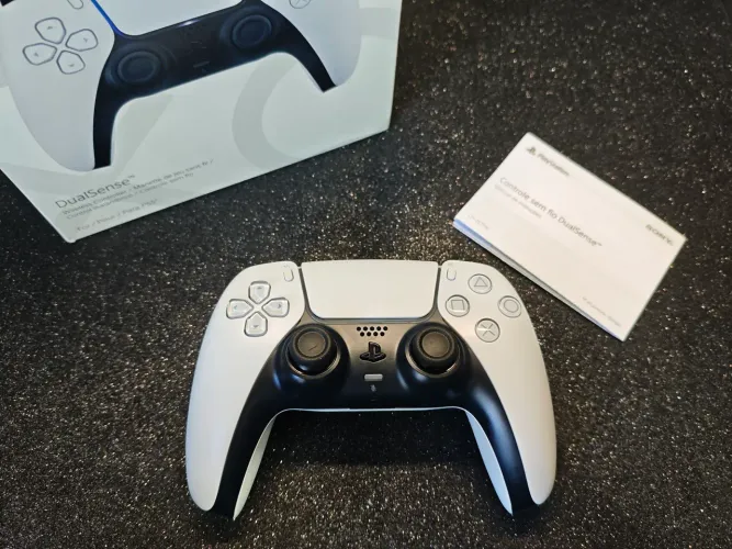 Controle PS5 - Com novos analógicos Hall Effect e sem uso - Aceito seu usado C/ drift .. 