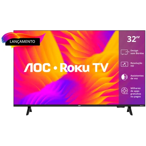 AOC Roku Tv 32 polegadas 