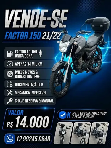 Yamaha YBR 150 Factor Ed/flex 2021
