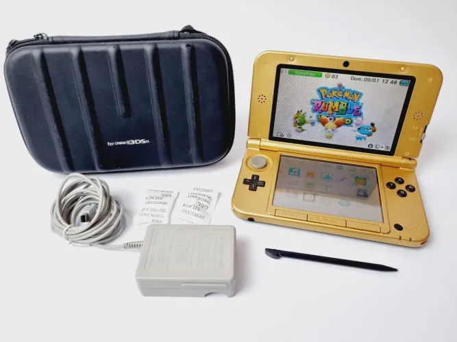J154- CONSOLE 3DS XL EDICAO ZELDA (sem caixa)