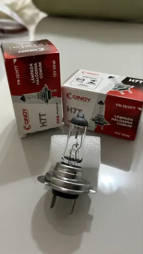 Par Lâmpadas H7t 12v 55w Halógenas Modelo Original Farol