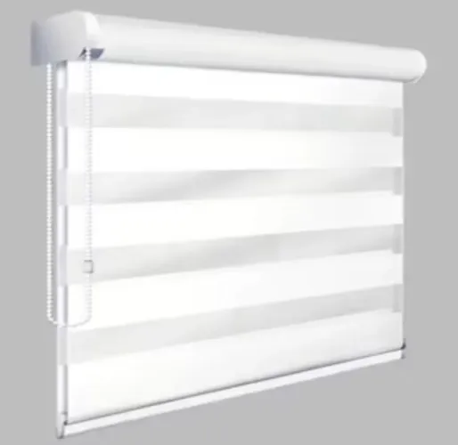 Duas Cortinas persiana Double vision para portas e janelas 