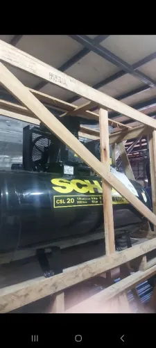 COMPRESSOR DE AR 200L 5CV TRIFÁSICO 220/380V 125PSI PRATIC AIR SCHULZ
