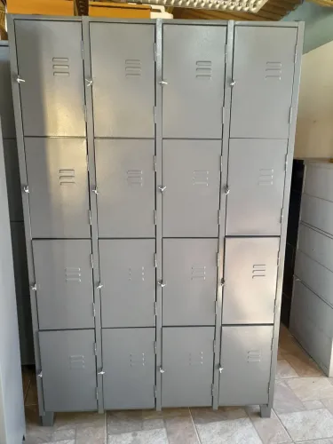 Armário de aço 16 portas - Novo