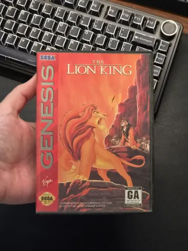 Cartucho Mega Drive O Rei Leão - Com Capa original