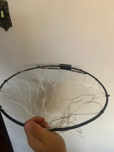 cesta de basquete com rede de nylon