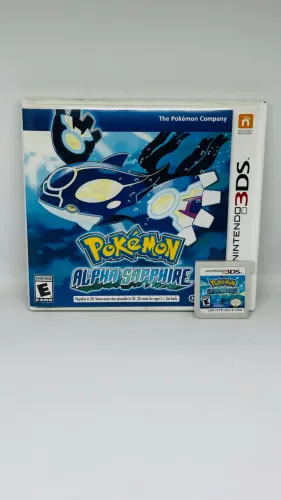 Pokémon Alpha Sapphire JOGO NINTENDO 3DS COM CAPA ORIGINAL - LER DESCRIÇÃO 
