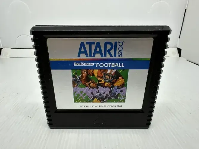 Cartucho Fita Video Game Atari 5200 Jogo Realsports Football (Usado)