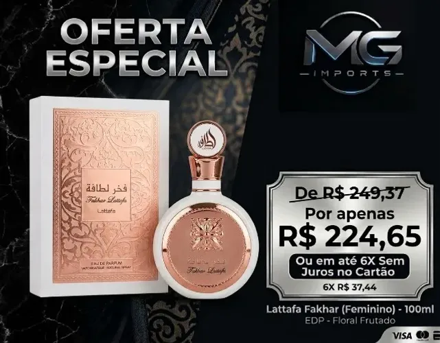 ? Perfume Arabe Fakhar Lattafa Extrait / Eau de Parfum (Feminino) - 100ml ?