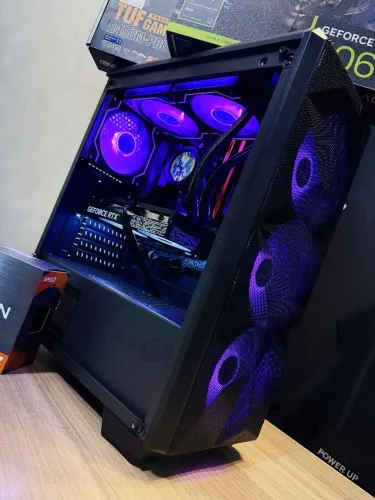 CPU HIGH END  RYZEN 7 5700 / RTX5060 GALAX DUAL FAN / ACEITAMOS TROCAS!!!