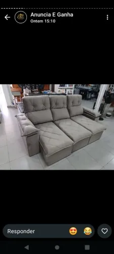 Sofá reclinável 